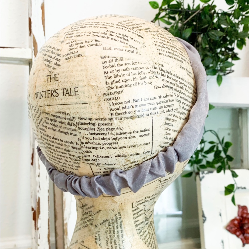 Grey Turban Headband - Picture 2 of 3